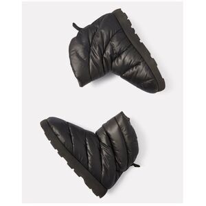 Piumestudio Luna Black Pillow Boot Womens 37/6.5 Ankle Bootie Vegan
